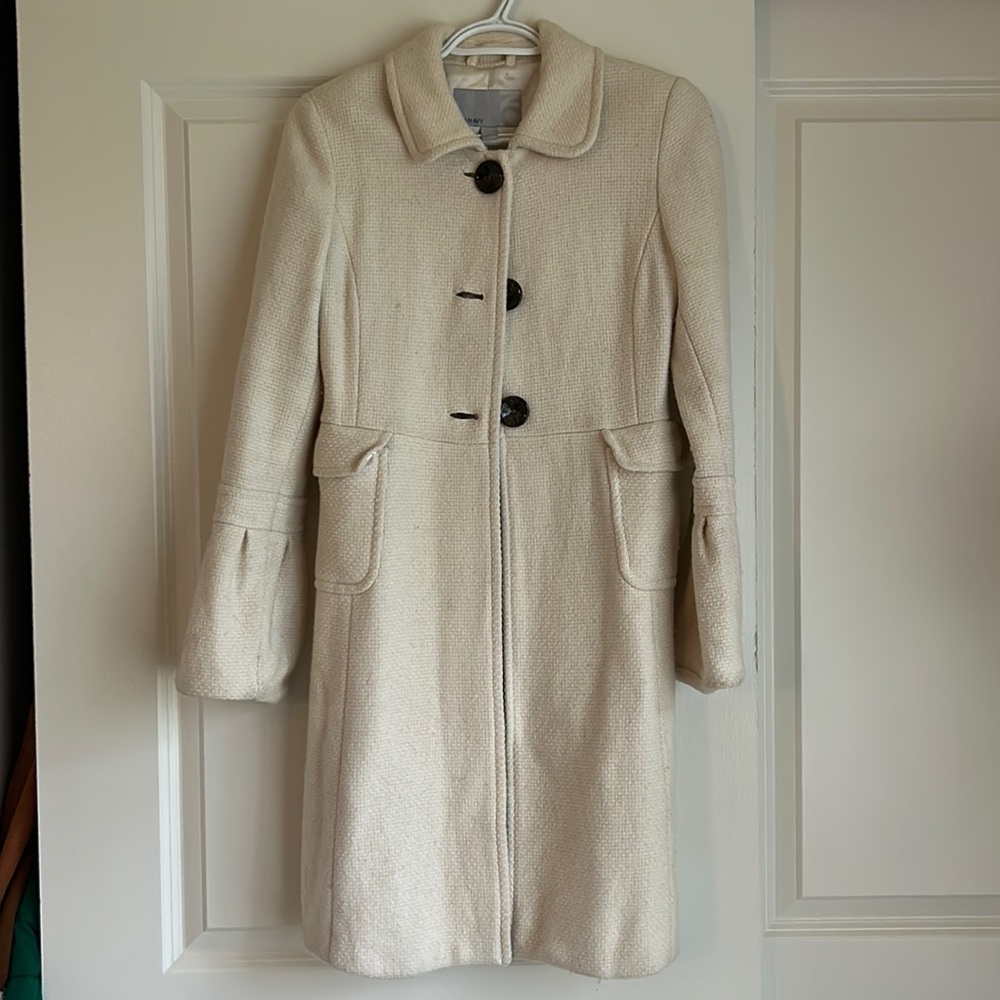 Off white Mary Jane vintage coat.
